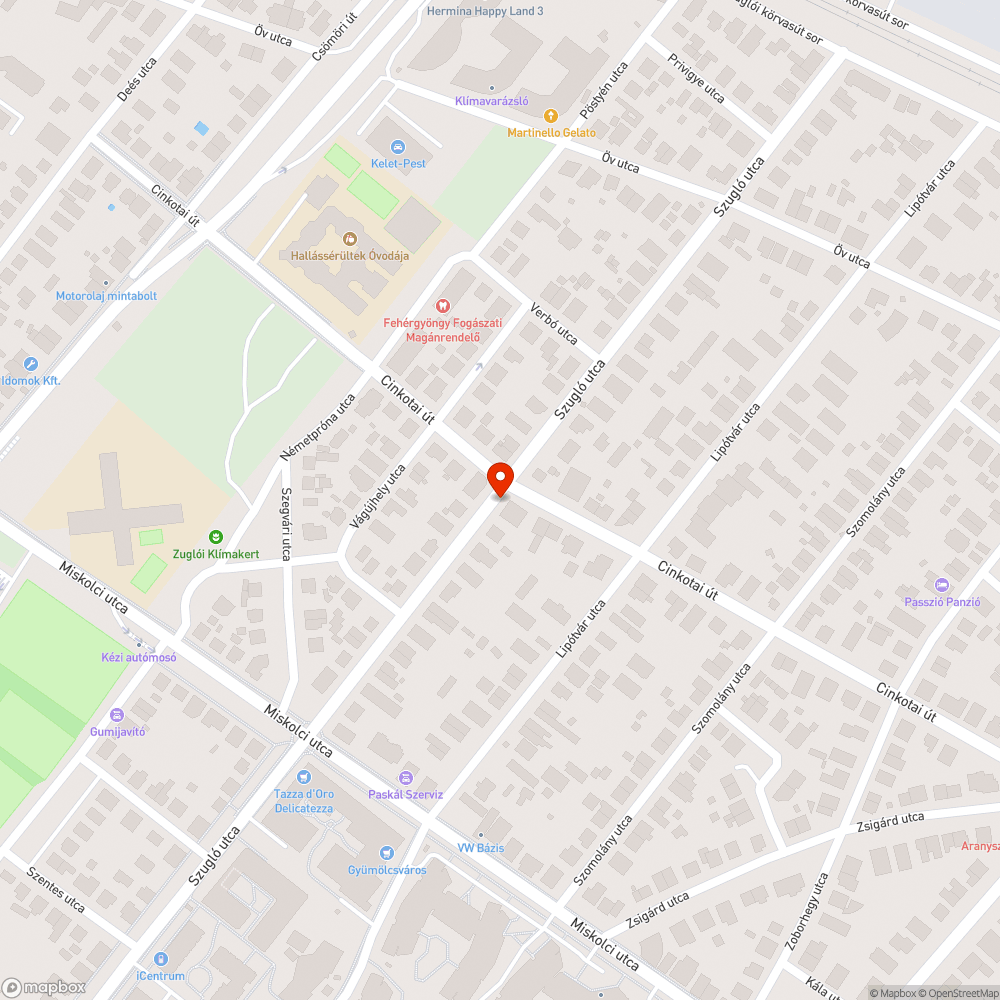 Graffitis, elhanyagolt váró bejelentés helye