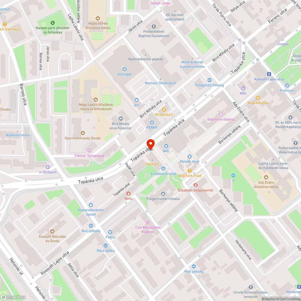 Balkáni lépcső a városközpontban bejelentés helye