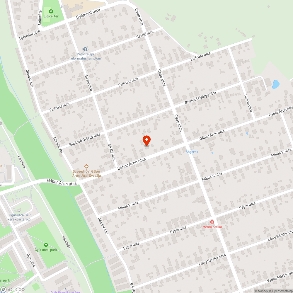 Besüllyedt víznyelő bejelentés helye