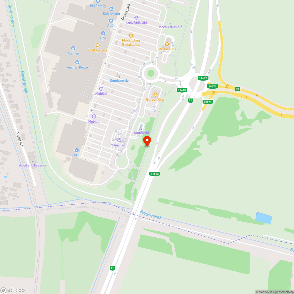 Halott fa bejelentés helye