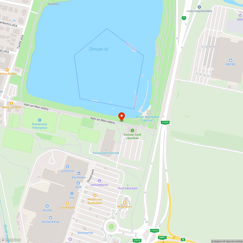 Eltört léc és graffiti bejelentés helye