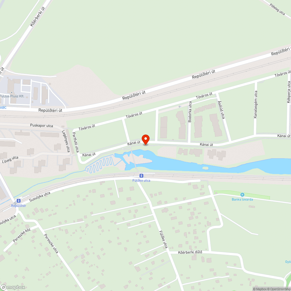 Kànai tó szemét bejelentés helye