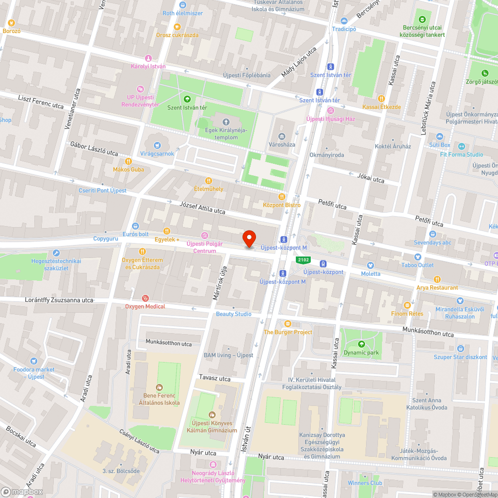 Rosszul beállított jelzőlámpák bejelentés helye