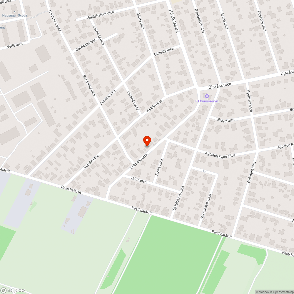 Kátyú bejelentés helye