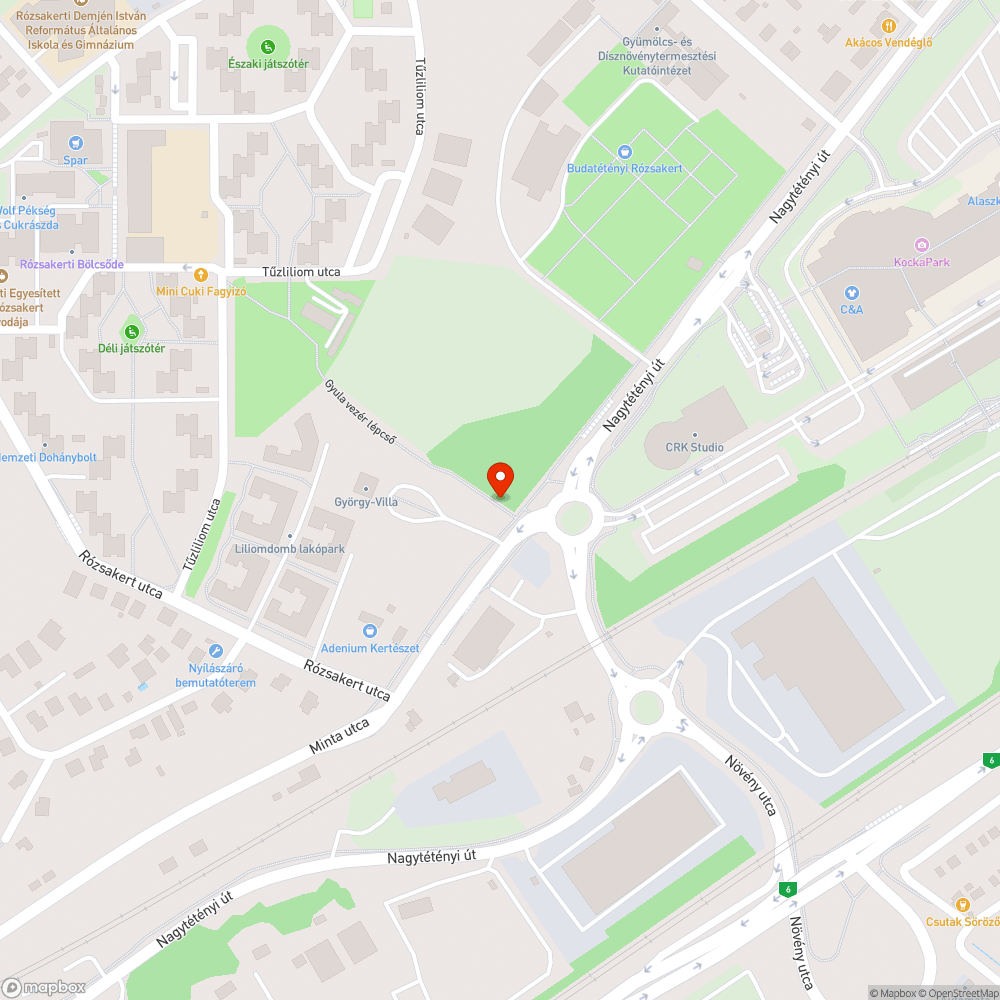 Gyula vezér lépcső bejelentés helye