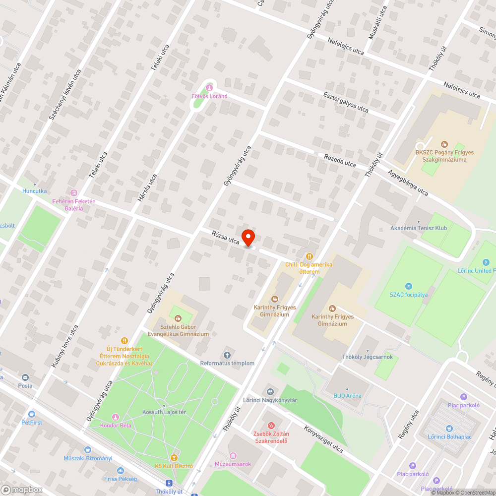 Döglött galamb bejelentés helye