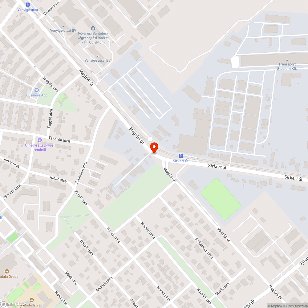 Egy balesetveszélyes gyökér maradvány bejelentés helye