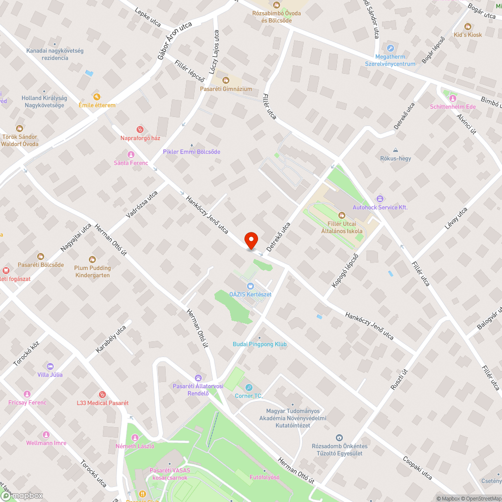 Kátyú bejelentés helye