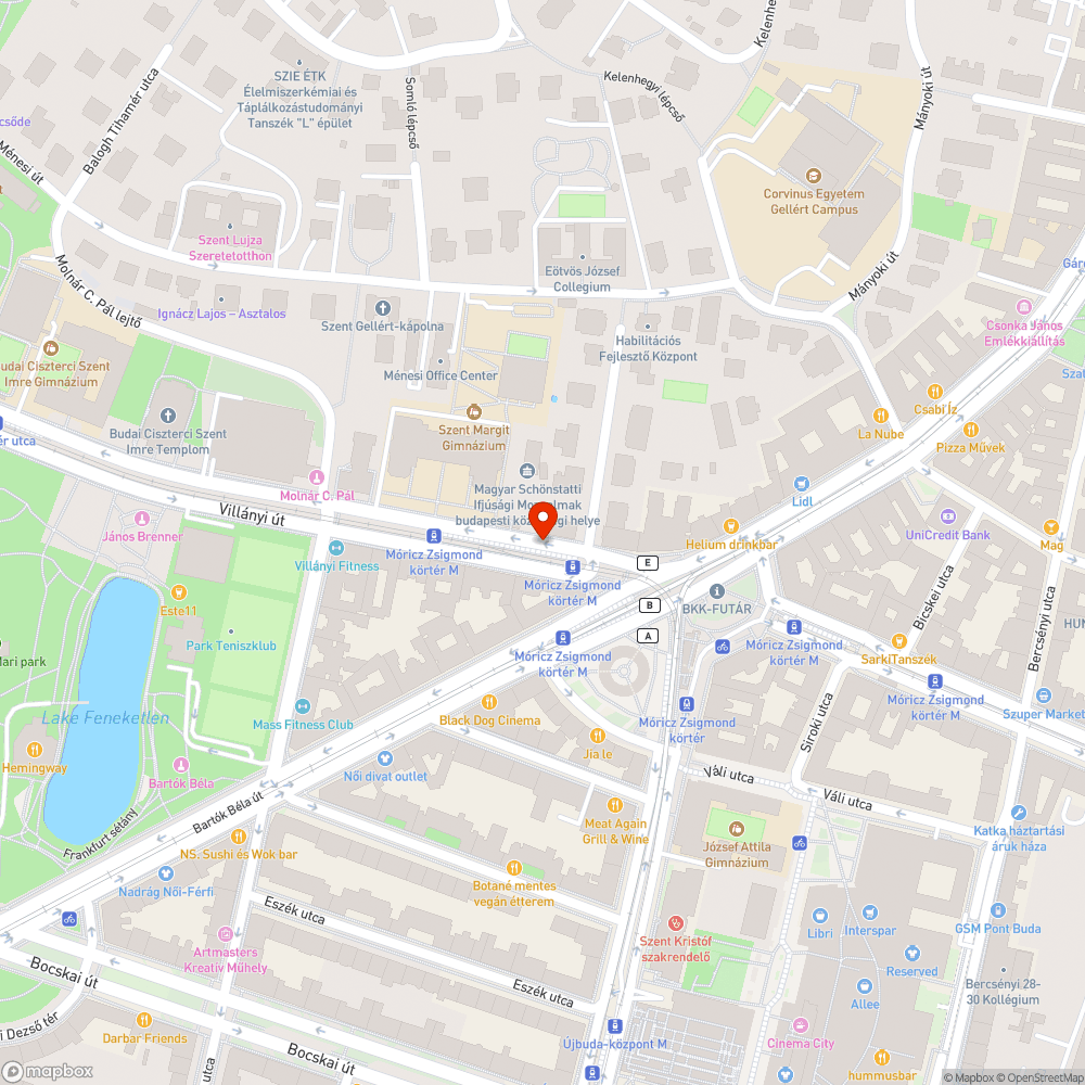 Betonnal teli elzáró bejelentés helye