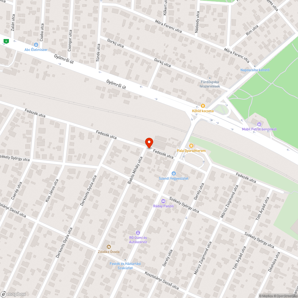 Fedezék út ismét kráteresedik bejelentés helye