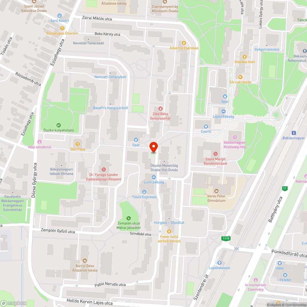 Hányás bejelentés helye