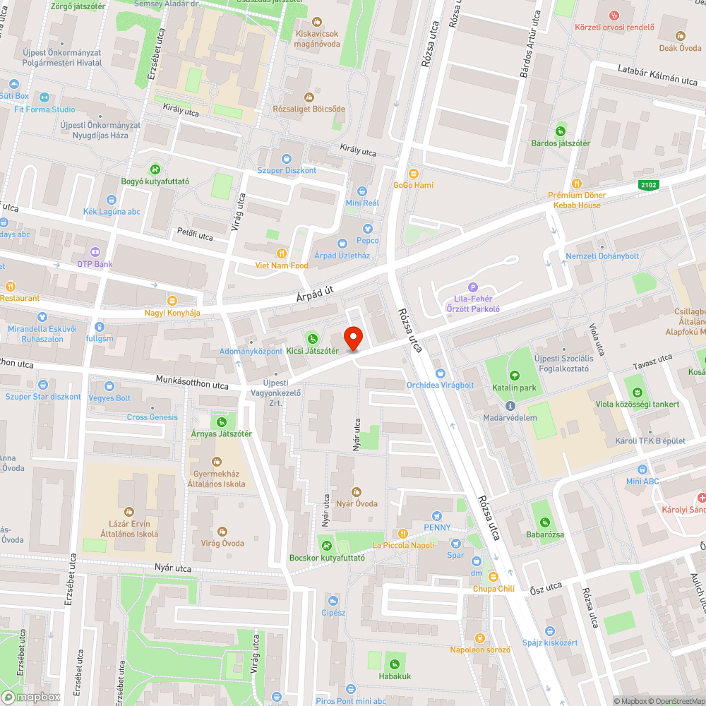 Kátyú sorozat bejelentés helye