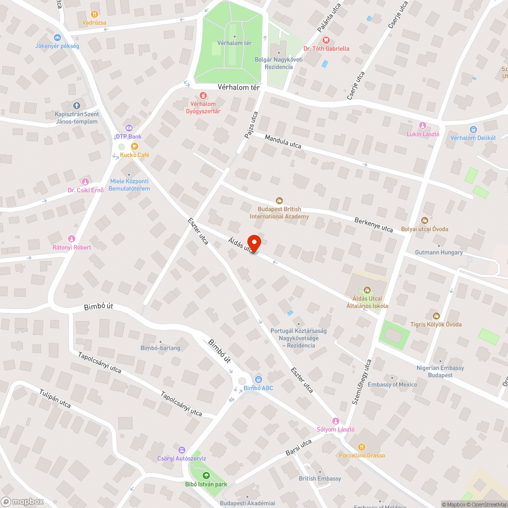 Üres fahely bejelentés helye