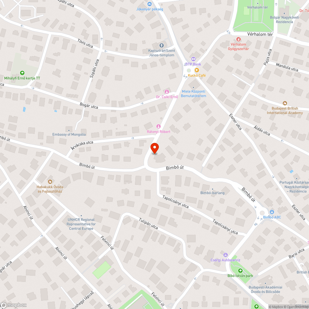 Üres fahely bejelentés helye