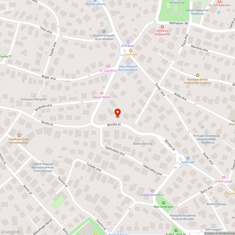 Kerékpártámasz bejelentés helye