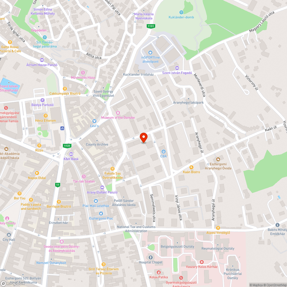 Darázsfészek a parkban bejelentés helye