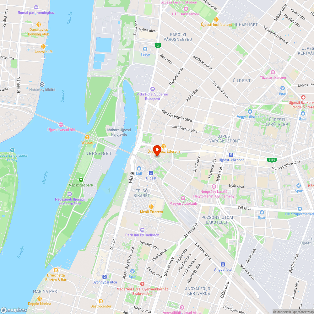 Ferde tűzcsap bejelentés helye