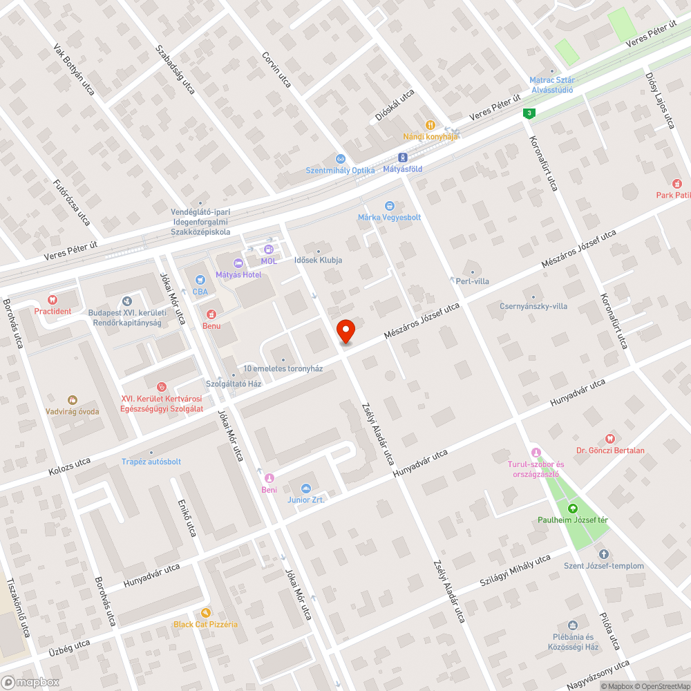 Leesett utcanévtábla bejelentés helye