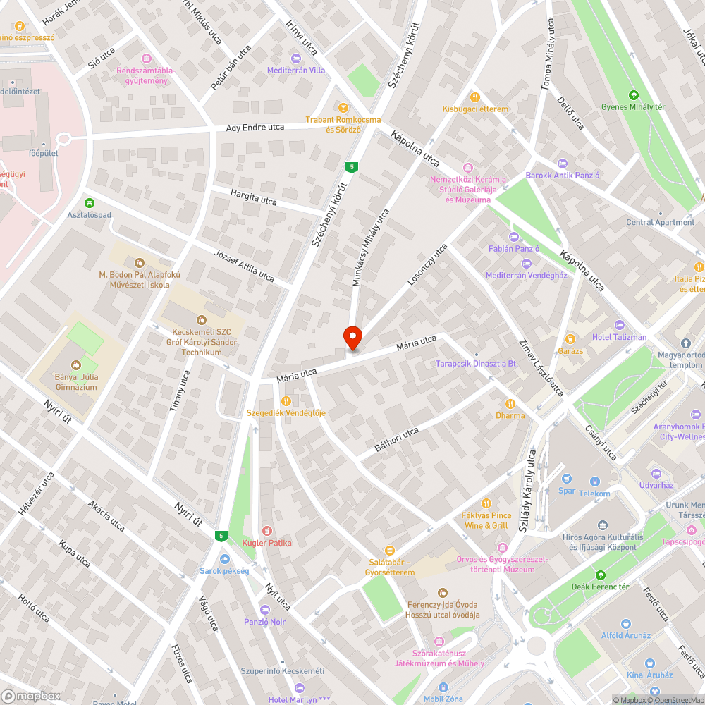 Gazos zöldterület bejelentés helye