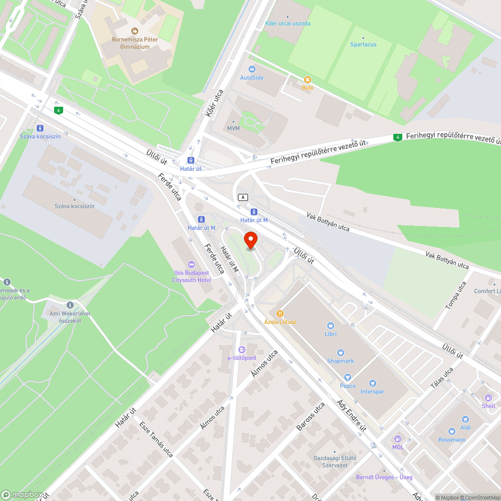 Félig leszakadt ág bejelentés helye