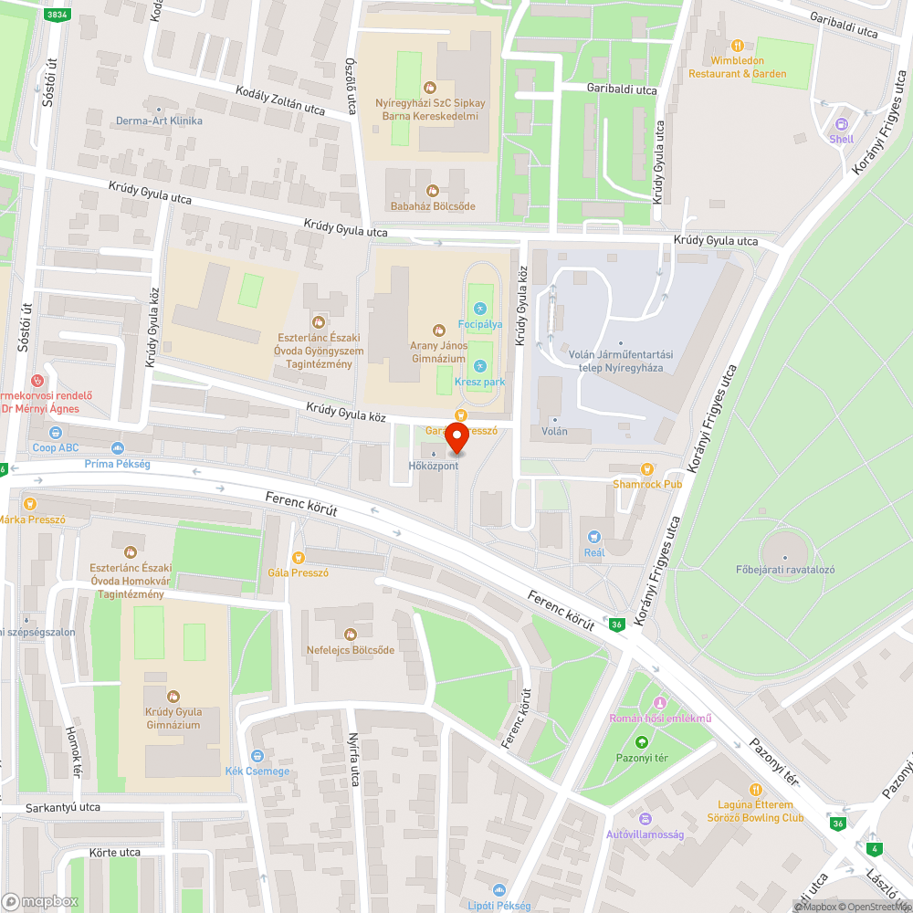 Járdán parkolás bejelentés helye