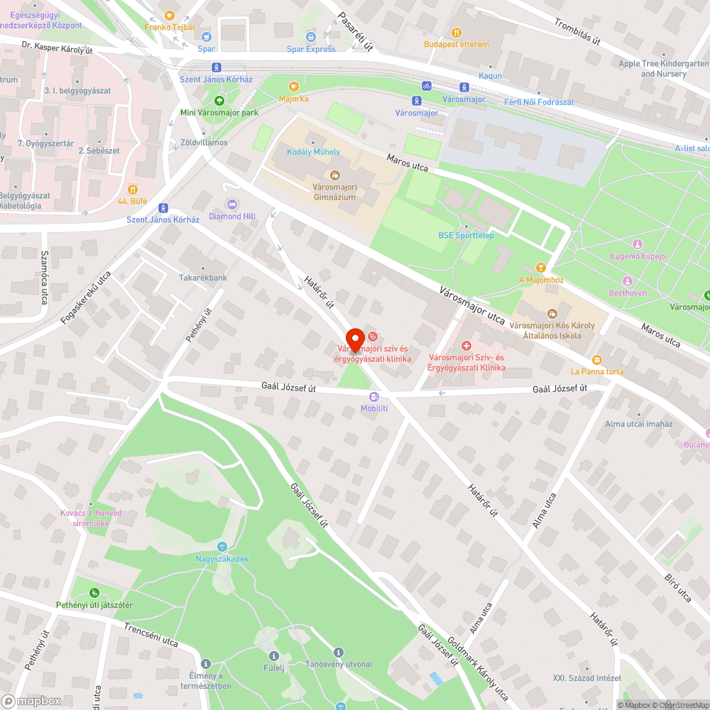 Gaál József út játszótér kút bejelentés helye