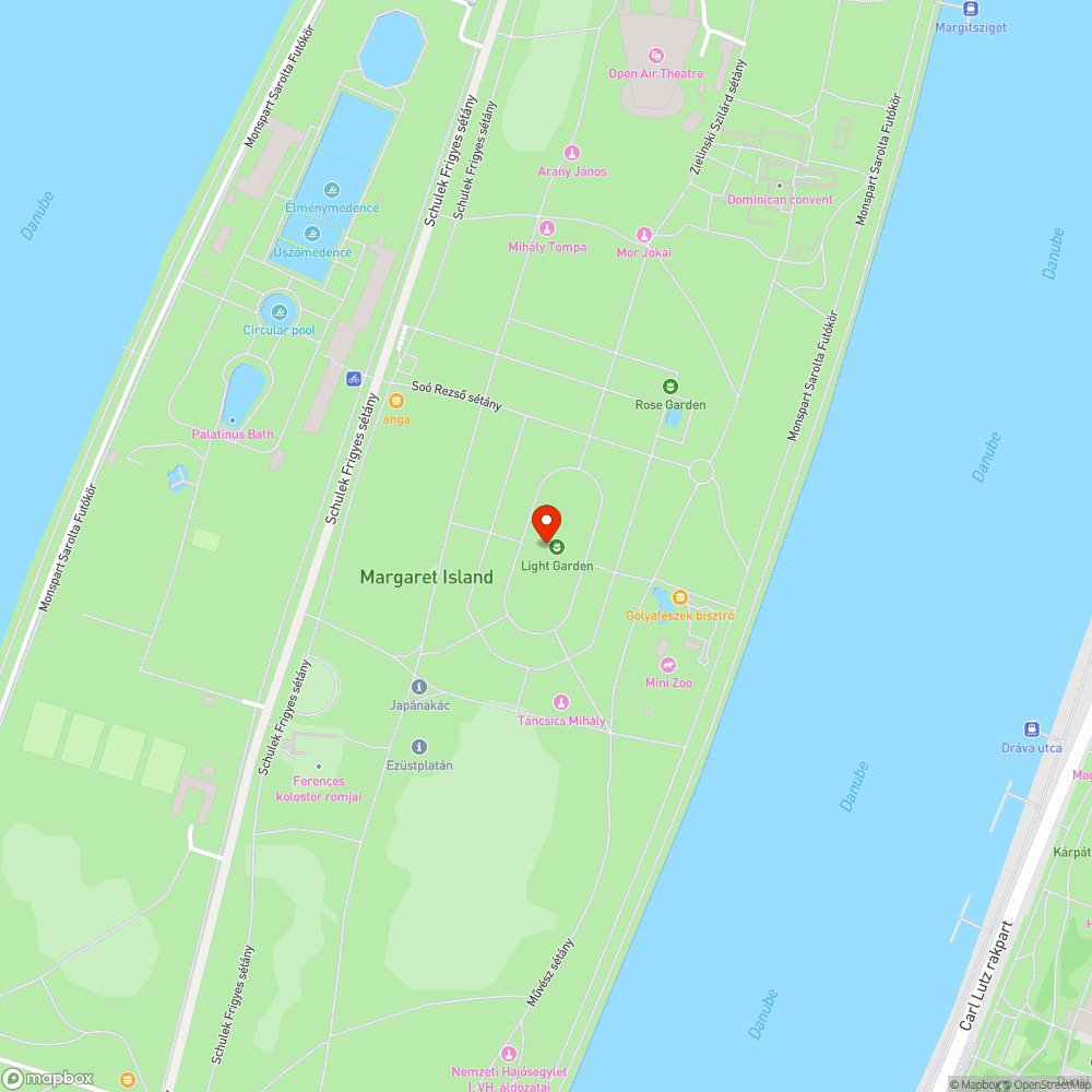 Margitsziget szemetesek bejelentés helye