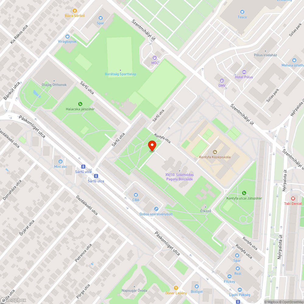 Kitört poller bejelentés helye