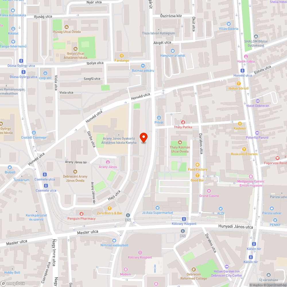 hibás izzó bejelentés helye