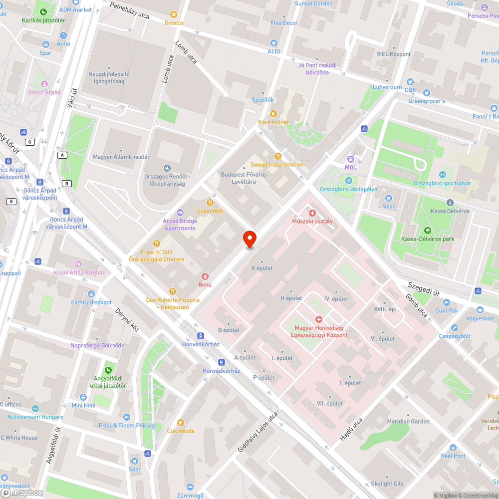 Láthatatlan lezárás bejelentés helye