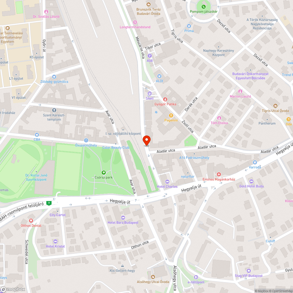 Visszatérő tilosban parkolás bejelentés helye