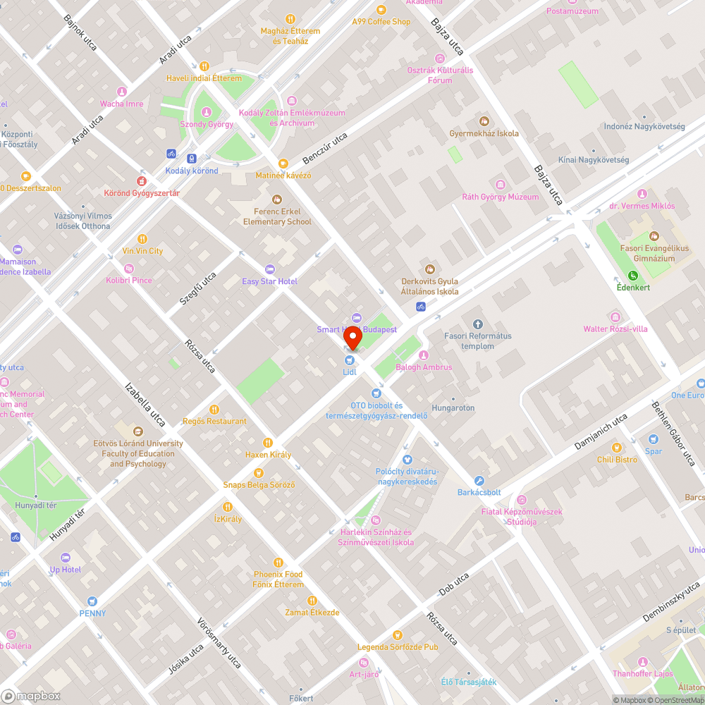 Pihenőhely kialakítása bejelentés helye