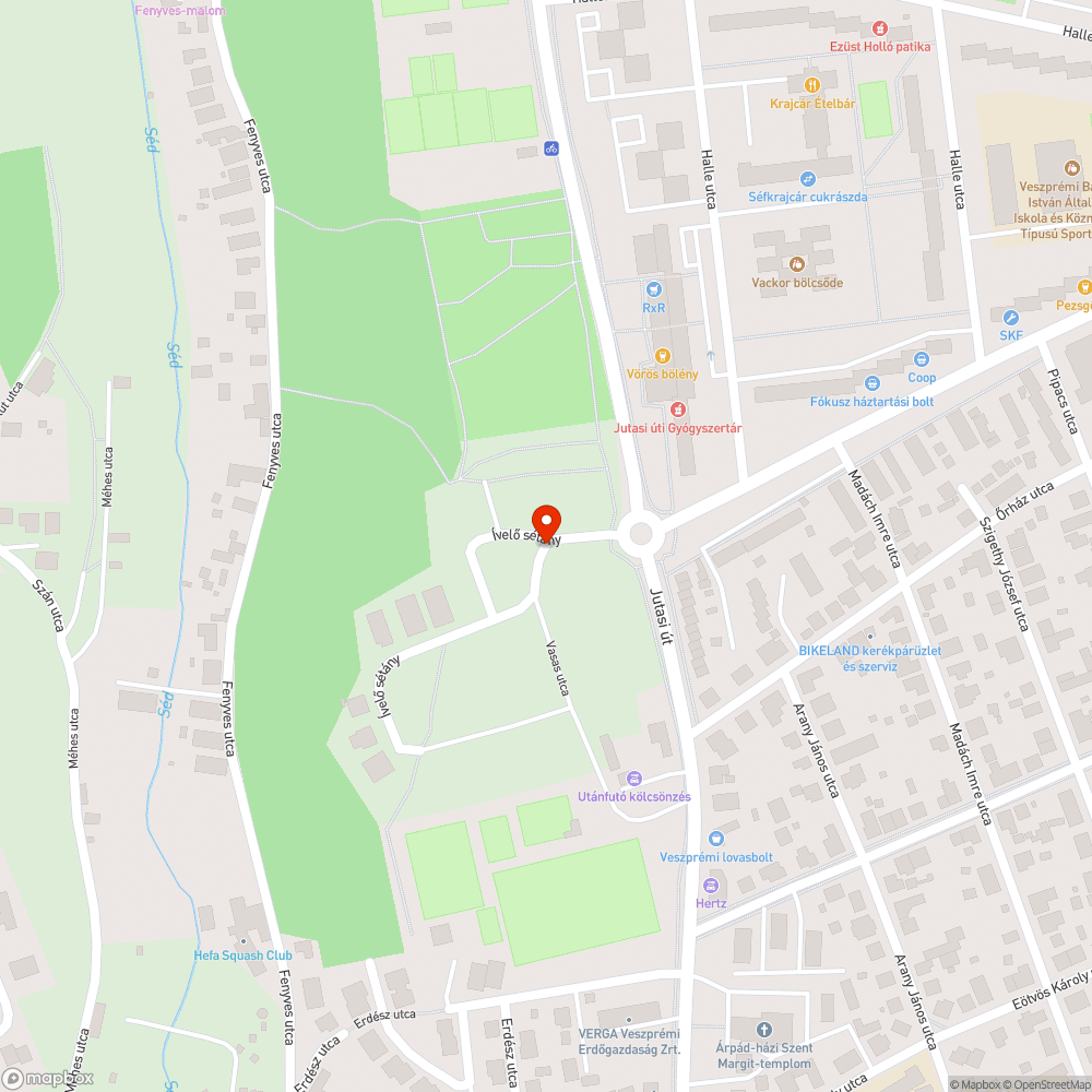 Beszakadt csatornarács bejelentés helye