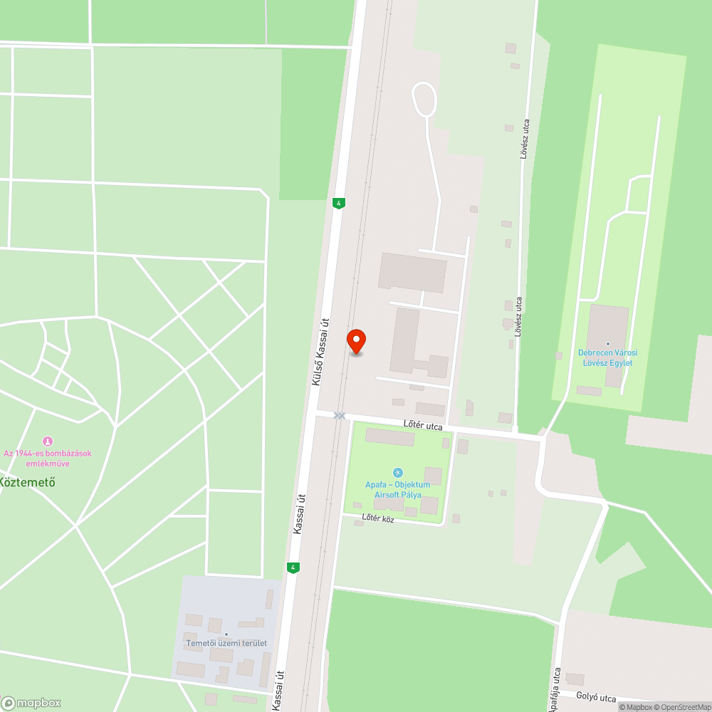 Hibás lámpafejek bejelentés helye