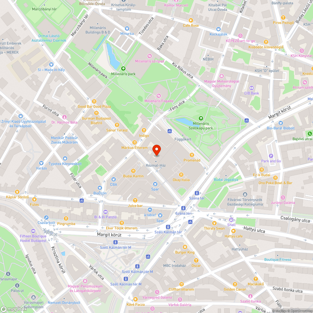 Eltűnt növényzet bejelentés helye