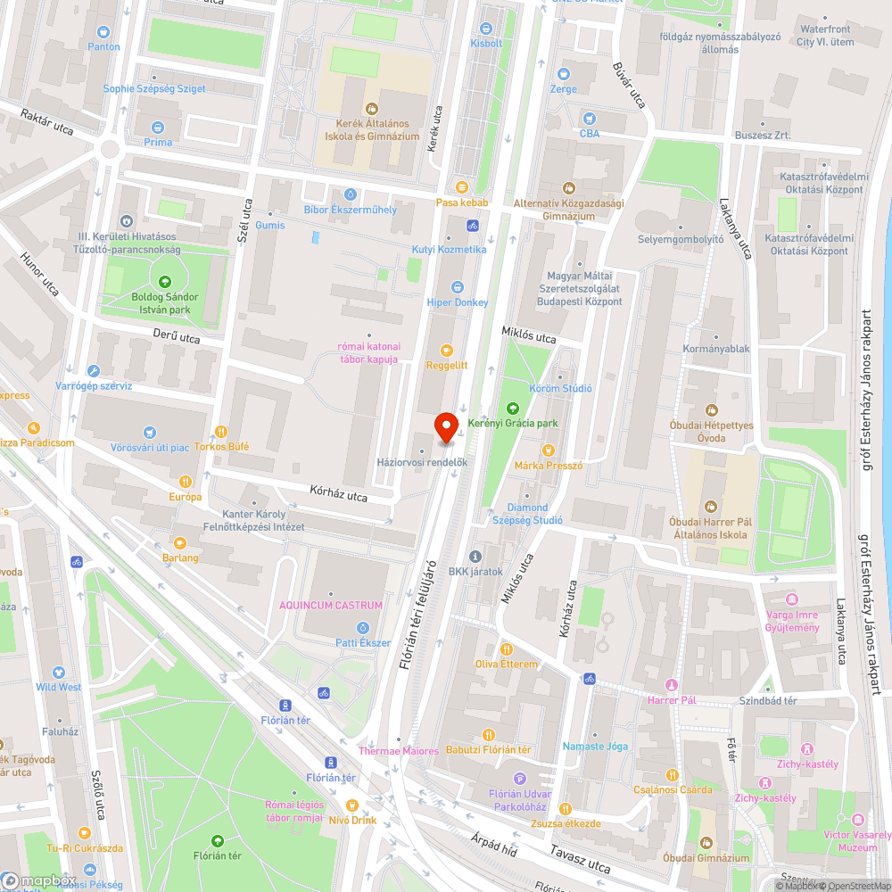 Szentendrei úton a gaz derékig ér bejelentés helye