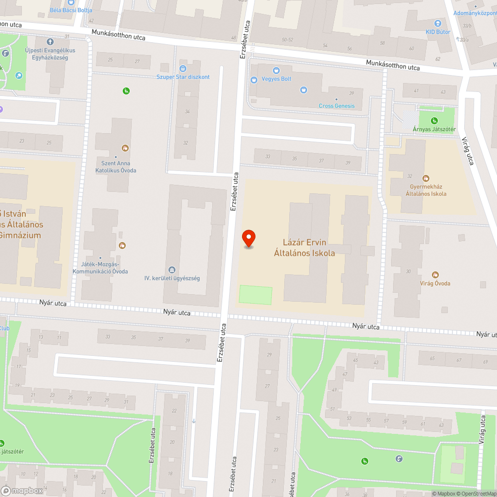 Kátyú bejelentés helye