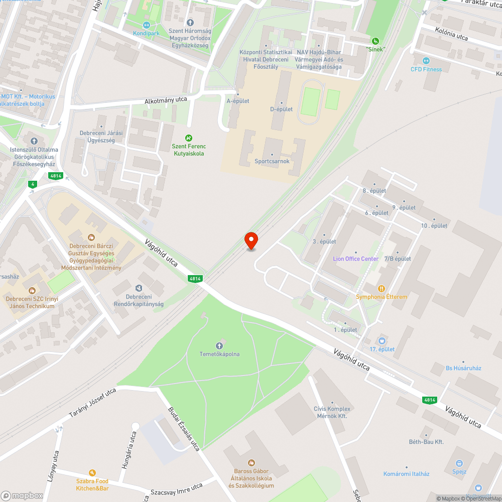 Hibás Mávos lámpafejek bejelentés helye