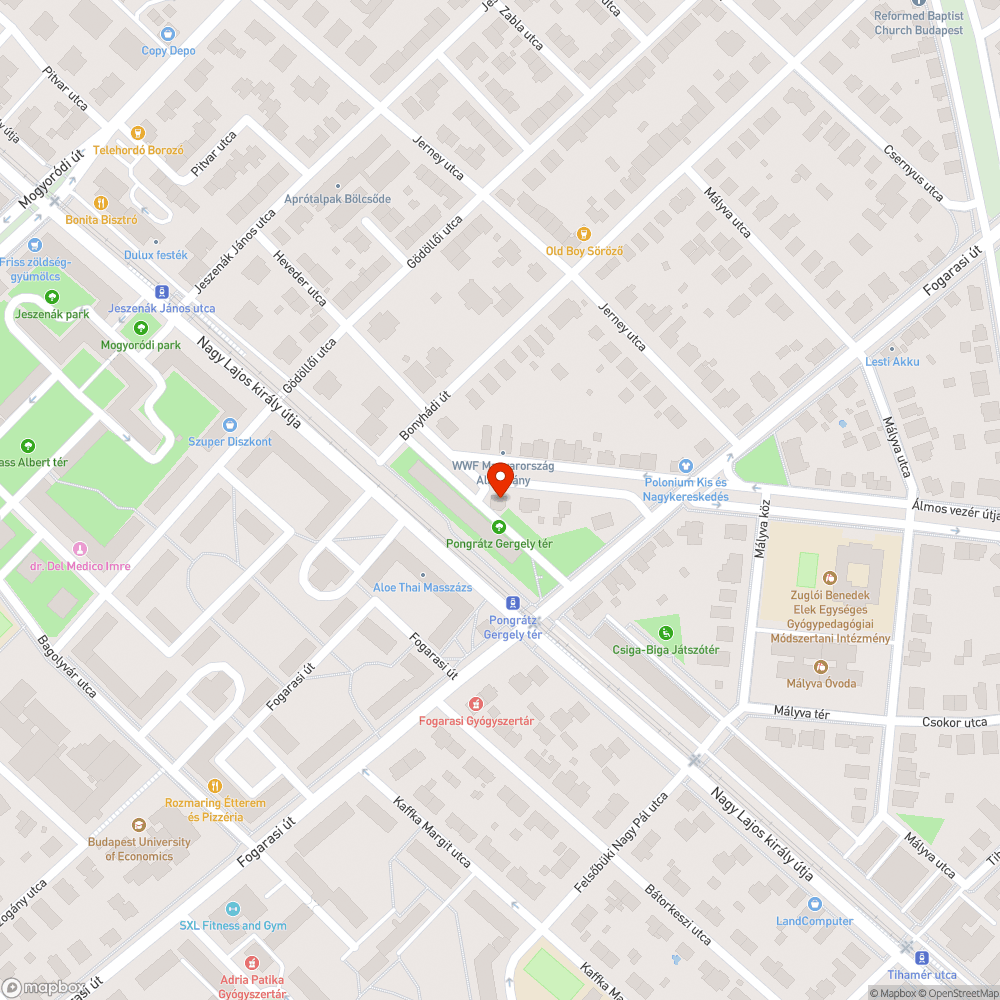 Levágott faágak a parkolóban bejelentés helye