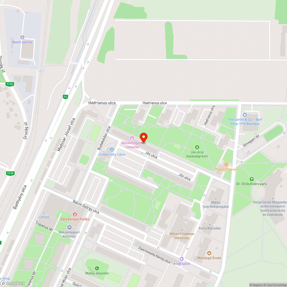 Szétrepedezett járda bejelentés helye