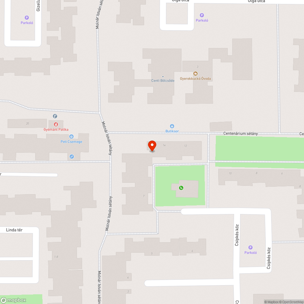 Aknafedél elvékonyodott bejelentés helye