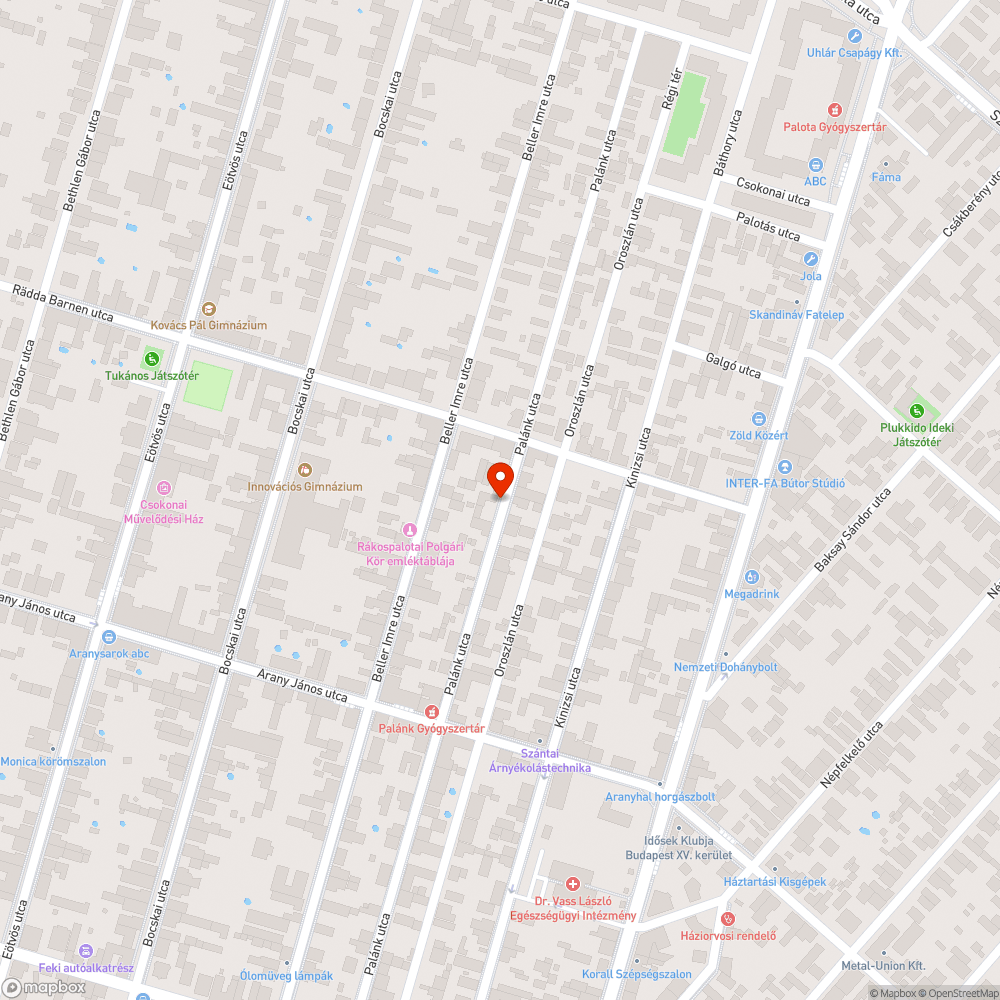 Járhatatlan járda! bejelentés helye