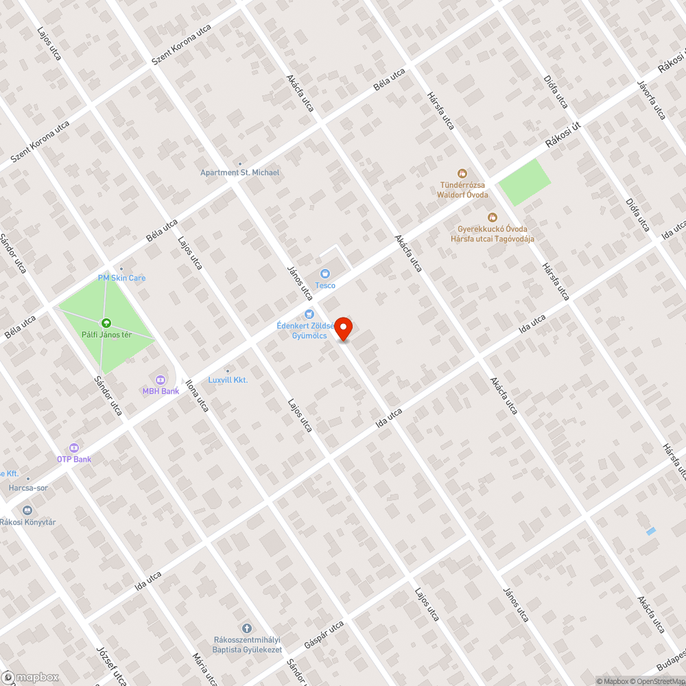 Megsüllyedt fedél bejelentés helye