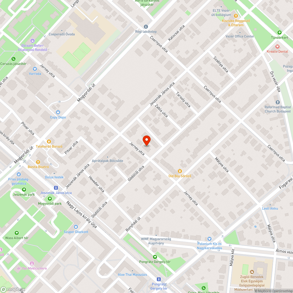 Elszakadt, lógó vezeték bejelentés helye