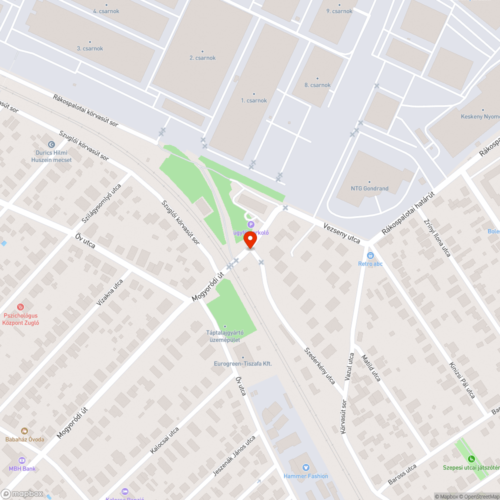 Kidőlt tábla bejelentés helye