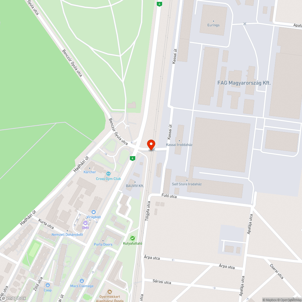 Göcs vasúti átjáró aluljáró bejelentés helye