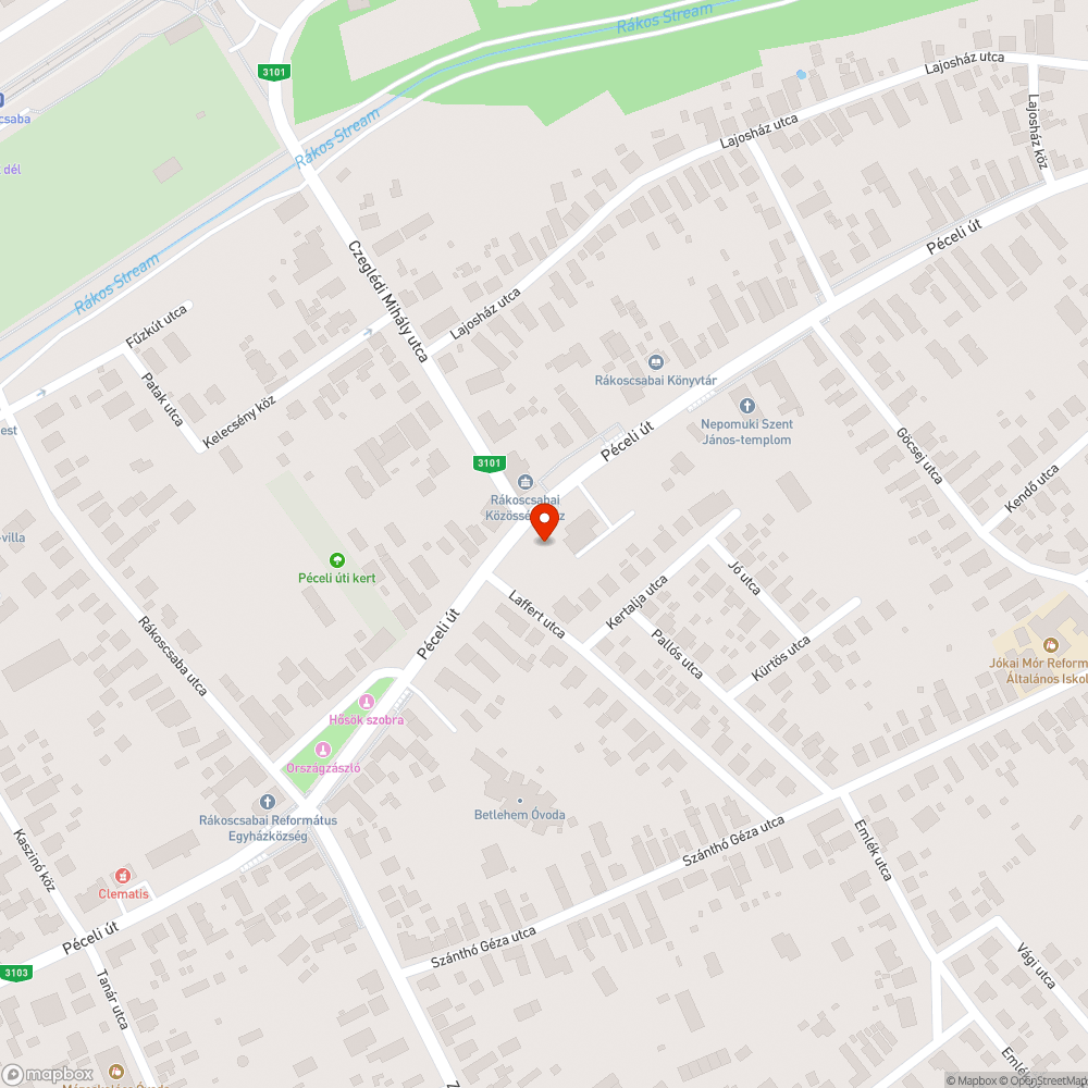 Tönkrement, veszélyes dobogó bejelentés helye