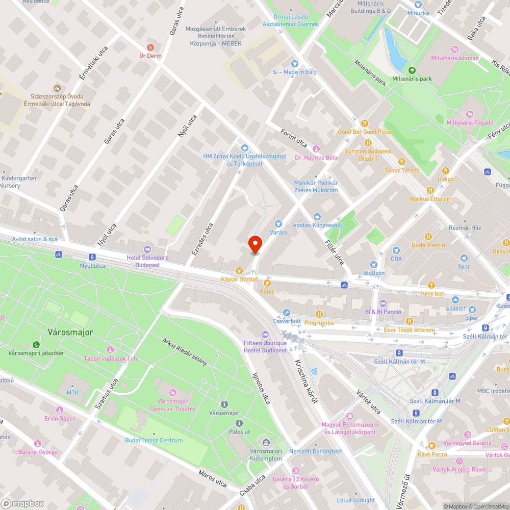 Törött szegélykő bejelentés helye