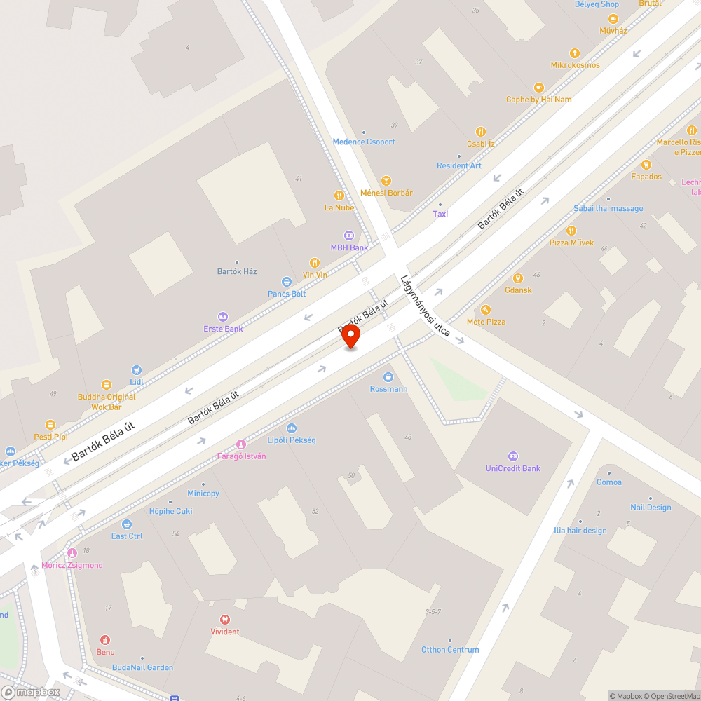 Úthibák bejelentés helye