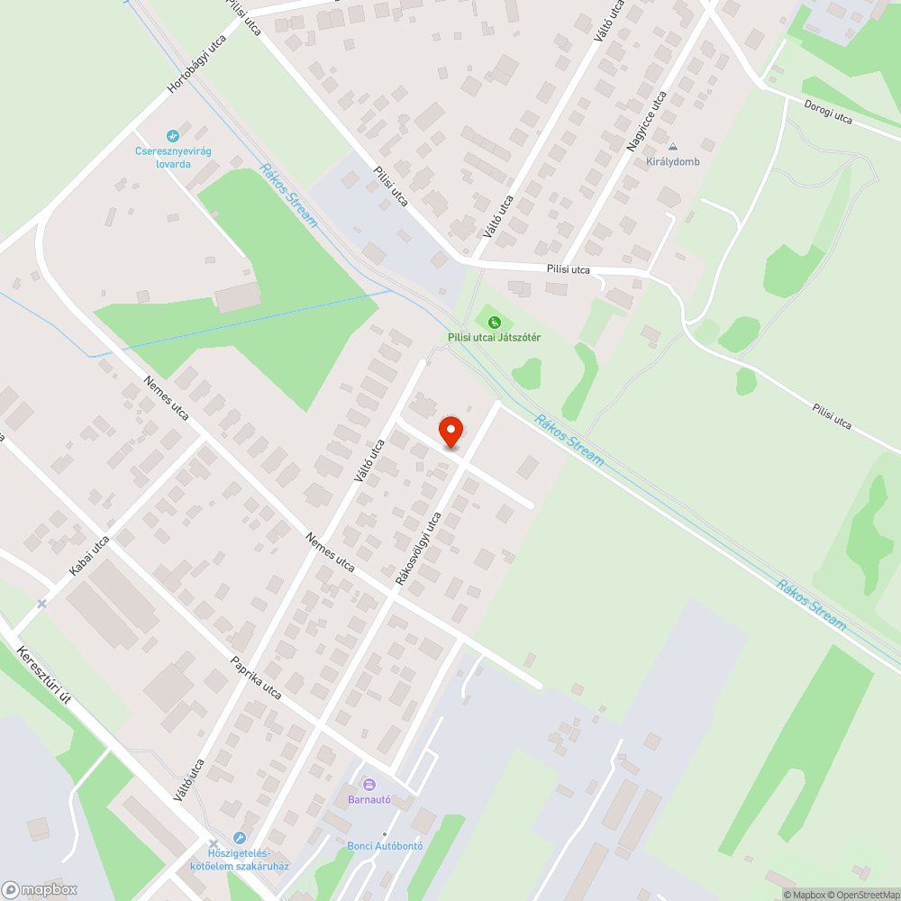 Szemét szétszórva a Rákosvölgyi köz elvezető csatornájában bejelentés helye